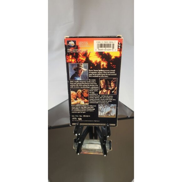 Jurassic Park VHS Tape 1993 Movie Steven Spielberg's - Picture 2 of 2
